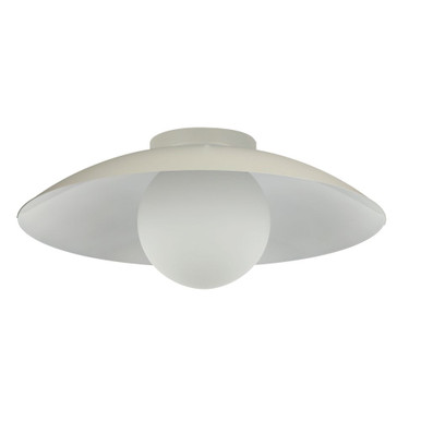 Olivia 1 Light Flush Mount 4 Inch Tall and 15.75 Inch Wide by Dainolite - OLV-151FH