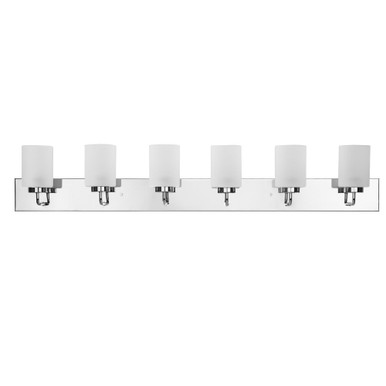 Merry 6 Light Bath Vanity 8.5 Inch Tall and 5.75 Inch Wide by Progress - P300421-015