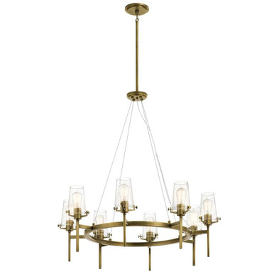 Alton 8 Light Chandelier 14.5 Inch Tall and 38 Inch Wide by Kichler - 43695