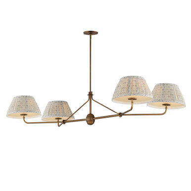 Dunbridge 4 Light Linear Pendant 11 Inch Tall and 27.75 Inch Wide by Maxim - 18414