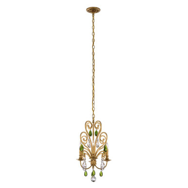 Conclave 4 Light Pendant 22.5 Inch and 13.5 Inch Wide by Schonbek Signature - S99604-22OL