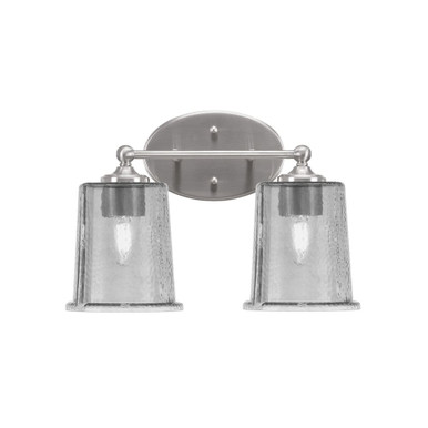 Capri 2 Light Bath Bar 9.25 Inch Tall and 14 Inch Length by Toltec - 5912-925-14