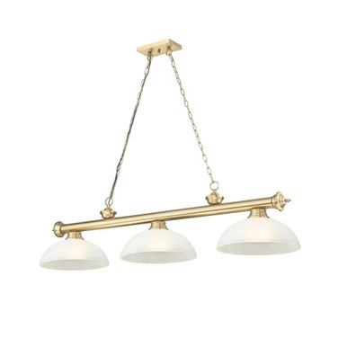 Cordon 3 Light Billiard 13.5 Inch Tall and 14 Inch Wide by Z Lite - 2306-3-BILL-DSHADE