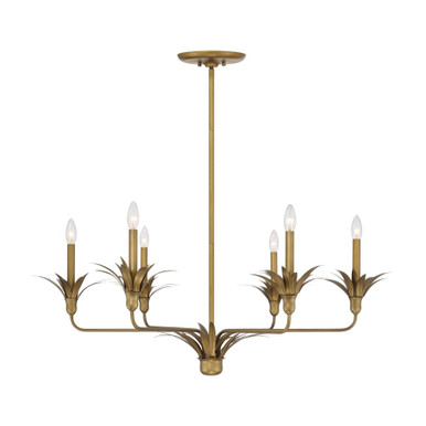 Strathmore 6 Light Chandelier 14.75 Inch Tall X 42 Inch Wide by Savoy House - 1-1260-6-339