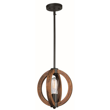 Bodega Bay 1 Light Mini Pendant 11.25 Inch Tall and 10 Inch Wide by Maxim - 91910APAR/BUI