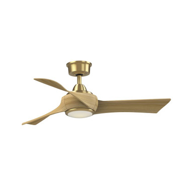 Wrap Custom 3 Blade Ceiling Fan with Light Kit 44 Inch Wide By Fanimation - FPD8530BS-44N-LK
