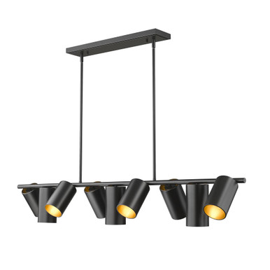 Lumina 9 Light Linear Chandelier 8.75 Inch Tall X 12.25 Inch Wide by Z Lite - 7520-9L