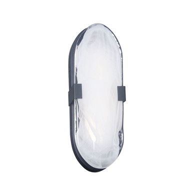 Willmina 15W 1 LED Wall Sconce 12 Inch Tall and 4.25 Inch Wide by Dainolite - WLA-1215LEDW-MB