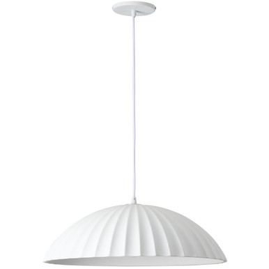 Rain 1 Light Pendant 6 Inch Tall and 19.25 Inch Wide by Dainolite - RAI-201P-MW