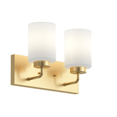 Merry 2 Light Etched Bath Vanity 8.5 Inch Tall and 12 Inch Length by Progress - P300328-191