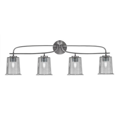 Cavella 4 Light Bath Bar 12 Inch Tall and 36.75 Inch Length by Toltec - 3914-12-3675