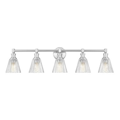 Auden 5 Light Bath Vanity 9.75 Inch Tall and 39.75 Inch Wide by Z Lite - 7704-5V