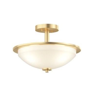 Replay 2 Light Semi Flush Mount 10 Inch Tall X 14.75 Inch Wide by Progress - P3424-191