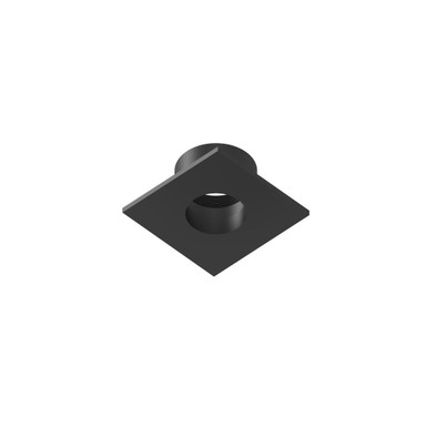Iolite 1" Can Less Square Downlight Trim by Nora - NIOC-1SNGBB