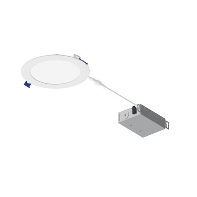 Flat 13.5W LED 6" Non Metallic Can Less Downlight by Nora - NFLAT-R6T
