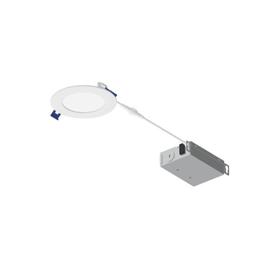 Flat 10W LED 4" Non Metallic Can Less Downlight by Nora - NFLAT-R4T