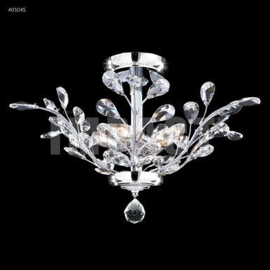 Regalia 4 Light Flush Mount 13 Inch Tall and 21 Inch Wide by James Moder - 40104S00