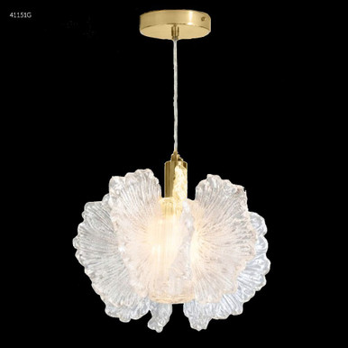 Acrylic 1 Light Pendant 9 Inch Tall and 9 Inch Wide by James Moder - 41151G22
