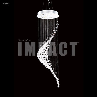 Crystal Rain 8 Light Entry Chandelier 72 Inch X 22 Inch Wide by James Moder - 40405S77