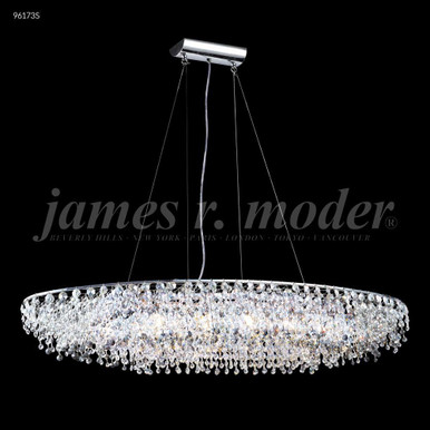 Continental Fashion 12 Light Chandelier 8 InchX40 Inch Wide by James Moder - 96173S77