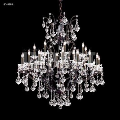 Cosenza 25 Light Chandelier 62 Inch Tall and 48 Inch Wide by James Moder - 40699BS77