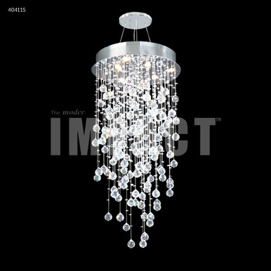 Crystal Rain 6 Light Chandelier 36 Inch Tall X 20 Inch Wide by James Moder - 40411S77