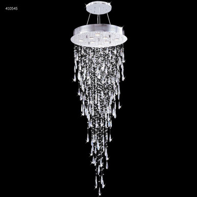 Crystal Rain 8 Light Chandelier 62 Inch Tall X 24 Inch Wide by James Moder - 41054S77