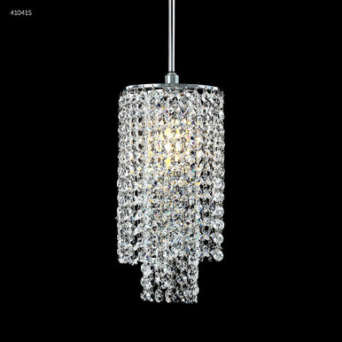 Contemporary 1 Light Chandelier 12 Inch Tall and 6 Inch Wide by James Moder - 41041S77