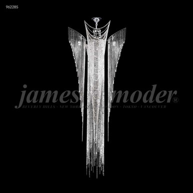 Medallion 16 Light Entry Chandelier 108 Inch X 46 Inch Wide by James Moder - 96228S77
