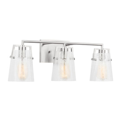 Crofton 3 Light Bath Vanity 9 Inch X 24 Inch Wide by Visual Comfort Studio - DJV1033CKG