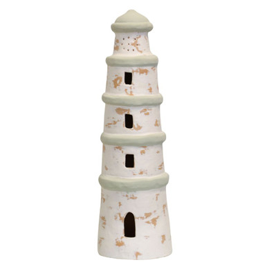 Lighthouse Sculpture with Tealight Base 18 Inch X 6 Inch Wide by Stylecraft - AI51216DS