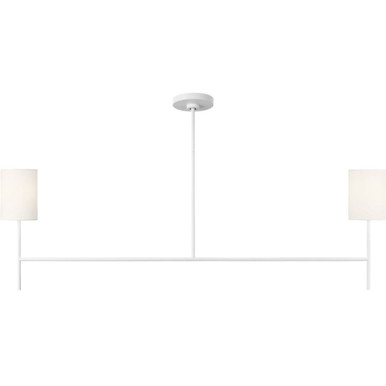 Key 2 Light Linear Chandelier 16.38X5.5 Inch Wide by Visual Comfort Studio - BC1012