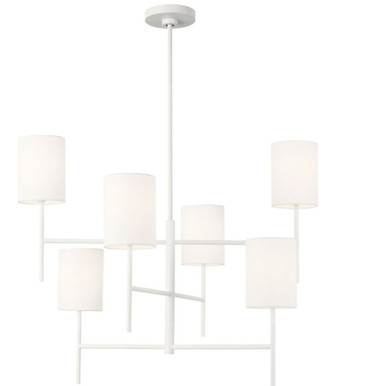 Key 6 Light Chandelier 31.38 Inch and 32 Inch Wide by Visual Comfort Studio - BC1006