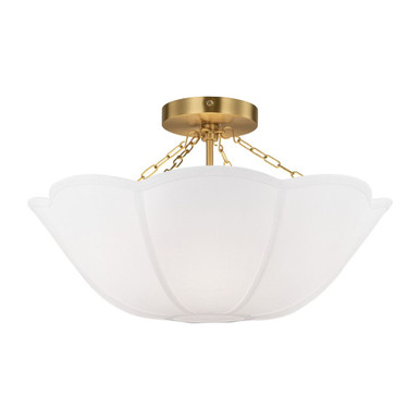 Stassi 2 Light Semi Flush Mount 18.5 Inch Wide by Visual Comfort Studio - AF1212