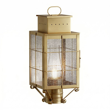 Norfield 1 Light Outdoor Post Lantern 17.75 Brass Traditions by Innovations - 9420-H