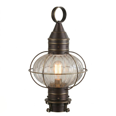 Ellington 1 Light Outdoor Post Lantern 21 T Brass Traditions by Innovations - 9610