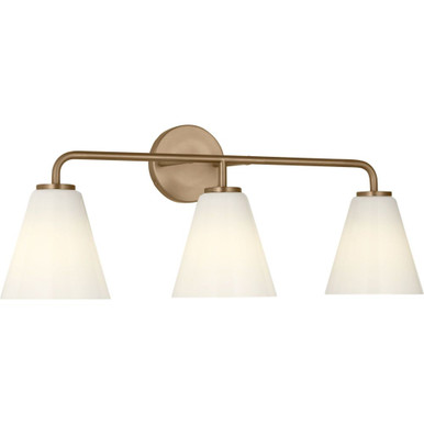 Senda 3 Light Bath Vanity 10.25 Inch Tall and 26 Inch Wide By Generation - PLVN105