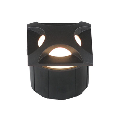 Alumilux Landscape 3W 1 LED In Ground Light 2.5 and 2.25 Inch Wide by ET2 - E42424-BK