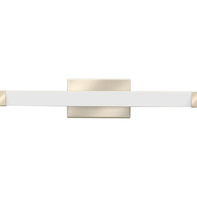 9.5W LED Square Bath Vanity 2 Inch Tall and 12 Inch Length by Lithonia - FMVCSLS 12IN MVOLT 30K35K40K 90CRI BN M6
