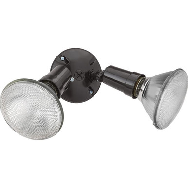 2 Light Outdoor Flood Light 4.25 Inch Tall and 3 Inch Length by Lithonia - OFTH 300PR 120 DDB M12
