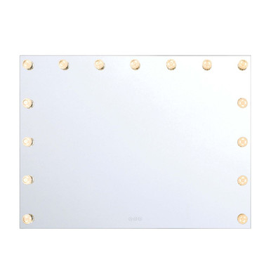 Starlight 2.5W 15 LED Lighted Mirror 36 Inch Tall X 48 Inch Wide by Golden - 8195-48M WHT-C