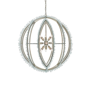 Saltwater 9 Light Large Chandelier by Currey Company - 9000-0210