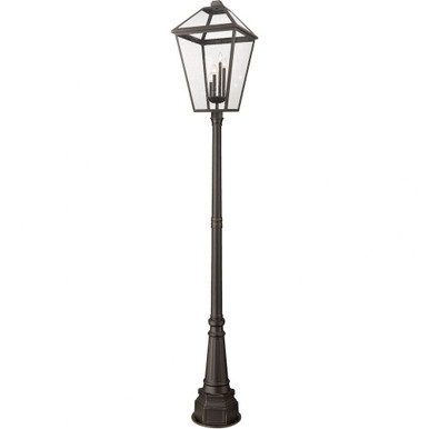 Talbot 4 Light Outdoor Post Mount 116.75 x 19.5 Inches by Z-Lite - 579PHXLXR-564P