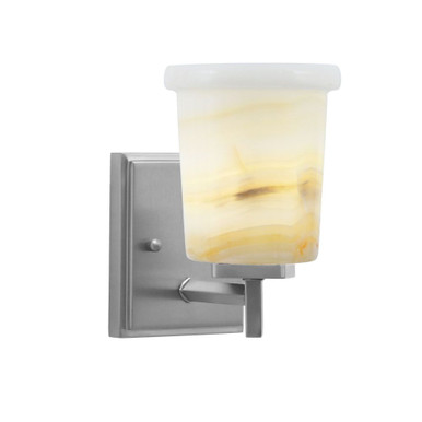 Franklin 1 Light Wall Sconce 9 Inch Tall and 4.5 Inch Wide by Toltec - 1211-9-45