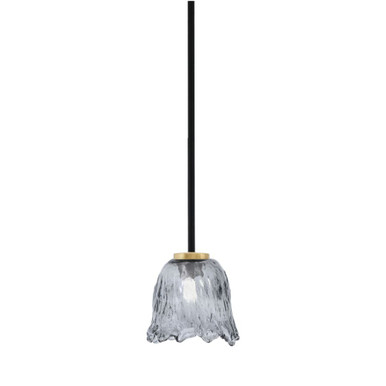 Sandia 1 Light Stem Hung Mini Pendant 7 Inch Tall and 7 Inch Wide by Toltec - 6201-7-7