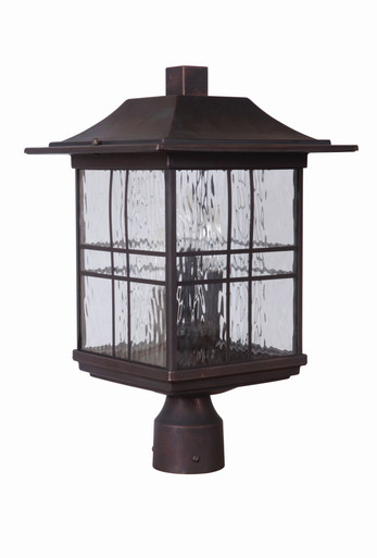 Penny Royal Close Three Light Outdoor Post Lantern 10.87 x 17.29 inches by BSH - 139-BEL-1216265
