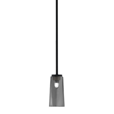 Sandia 1 Light Stem Hung Mini Pendant 10 Inch Tall X 5 Inch Wide by Toltec - 6201-10-5