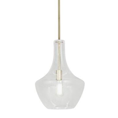 Fusion Harlow 1 Light Medium Pendant 19 Inch Tall by Justice Design - FSN-4171-SEED