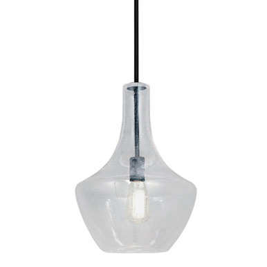 Fusion Harlow 1 Light Medium Pendant 19 Inch Tall by Justice Design - FSN-4171-SEED