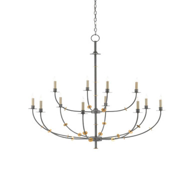 Balladier 12 Light Oversized Chandelier by Currey Company - 9000-0331